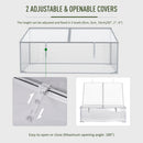 Outsunny Outdoor & Indoor Greenhouse Plants Cold Frame PC Board 99 x 60 x 44cm