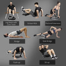 HOMCOM Ab Machine, Abs Trainer, Whole Body Exercise Equipment for Home Gym