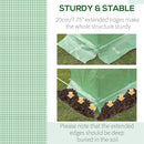 Outsunny 3 x 3 x 2m Greenhouse Replacement Cover ONLY for Tunnel Greenhouse