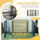 PawHut Heavy Duty 6 Panel Pet Playpen for Small, Medium Dogs, 82.5-150 x 81cm