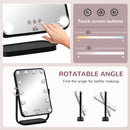HOMCOM Hollywood Vanity Mirror with Dimmable LED Bulbs, Memory Function Bedroom