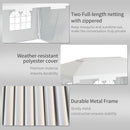 Outsunny 3 x 4 m Garden Gazebo Outdoor Canopy Marquee Party Tent White