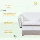 HOMCOM Kids Sofa 2 Seater Childrens Armchair Furniture Bedroom Playroom