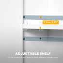 kleankin LED Illuminated Bathroom Mirror Cabinet with Dimmable Touch Switch