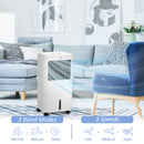 HOMCOM Evaporative Portable Air Cooler Cooling Fan Humidifier for Home Office