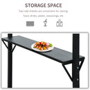 Outsunny Party BBQ Tent Outdoor Camping Patio Canopy Awing Waterproof Coffee