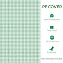 Outsunny 3 x 3 x 2m Greenhouse Replacement Cover ONLY for Tunnel Greenhouse