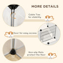 PawHut Pet Playpen, 18 Panels DIY Small Animal Cage, for Guinea Pigs, Hegehogs
