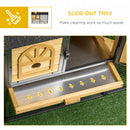 PawHut Rabbit Hutch Outdoor Bunny Cage w/ Run, Removable Tray, 120 x 55.5 x 80cm