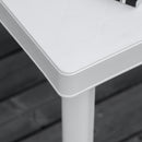 Outsunny Patio End Table - White