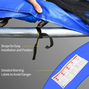 HOMCOM 10ft Replacement Trampoline Surround Pad Spring Cover Padding Multi
