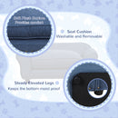 PawHut Dog Sofa Bed, Kitten Couch Chair w/ Soft Cushion, for Small Dogs - Blue