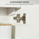 kleankin Bathroom Mirror Cabinet Wall Mounted Cupboard w/ Adjustable Shelf