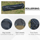 Outsunny 3 x 3(m) Pop Up Gazebo Foldable Canopy Tent w/ Roller Bag, Grey