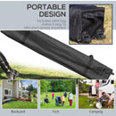 Outsunny 3x3(M) Pop Up Gazebo Canopy Tent w/ 1 Sidewall Carrying Bag White