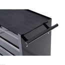 HOMCOM Steel 5-Drawer Tool Storage Cabinet Lockable Wheels Handle 2 Keys Garage