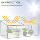 Outsunny Outdoor & Indoor Greenhouse Plants Cold Frame PC Board 99 x 60 x 44cm