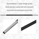 HOMCOM Adjustable 20kg Barbell Set Fitness Exercise for Indoor Home Gym Black