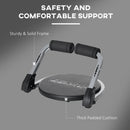 HOMCOM Ab Machine, Abs Trainer, Whole Body Exercise Equipment for Home Gym