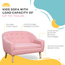 HOMCOM Kids Mini Sofa Children Armchair Seating Bedroom Playroom Furniture Pink