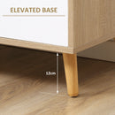 HOMCOM Modern Sideboard, Storage Cabinet, Free Standing Accent Cupboard