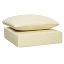 Outsunny Outdoor Seat and Back Cushion Set, Deep Seating Chair Cushion, Beige