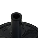 Outsunny 13KG Round Parasol Base Heavy Duty Cement Stand Umbrella Holder Garden