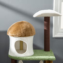 PawHut Cat Tower w/ Cat House, Sisal Scratching Post, Hammock
