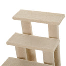 PawHut Dog Steps for Bed 4 Step Pet Stairs for Sofa Dog Cat Climb Ladder Brown