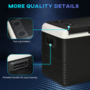 Outsunny 40L Car Refrigerator 12V Portable Freezer for Camping, Driving, Picnic