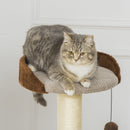 PawHut Cat Tree Tower Activity Centre w/ Cat House, Bed, Sisal Post, Hanging Toy