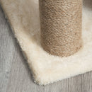 PawHut Cat Tree Kitten Tower w/ Scratching Post, Pad, Bed, Perch, Ball, Brown
