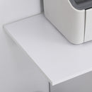 Vinsetto Desk Side Printer Stand - Table with Wheels, Rolling Printer Cart, White