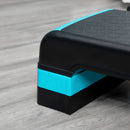 HOMCOM Aerobic Step Three-Level Adjustable Exercise Stepper for Home, Office