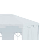 Outsunny 3 x 4 m Garden Gazebo Outdoor Canopy Marquee Party Tent White