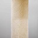 PawHut 4 Tiers 104cm Cat Tree w/ Scratching Posts Perches  Hanging Ball, Beige