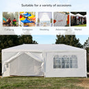 Outsunny 6 x 3(m) Outdoor Gazebo Canopy Party Tent with 4 Removable Side Walls