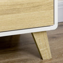 HOMCOM Chest of Drawers, 4 Drawer Storage Cabinet Organiser for Bedroom