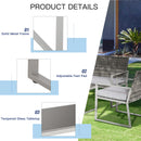 Outsunny 4PCS Outdoor Patio PE Rattan Wicker Sofa Chaise Lounge Furniture Set