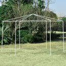 Outsunny 3.9m Outdoor Gazebo Canopy Party Tent with 6 Removable Side Walls