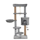 PawHut Cat Tree Climbing Kitten Activity Center 48 x 48 x 120cm Light Grey