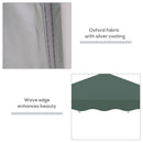 Outsunny 3x3(m) Pop Up Gazebo Marquee Tent for Garden w/ Carry Bag Green