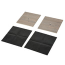 Outsunny Wooden Garden Planter & Bench Combination Garden Raised Bed Grey
