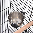 PawHut Large Metal Bird Cage Aviary Parrot Budgie Canary Pet With Stand&Wheels