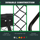 SPORTNOW Foldable Rebounder Net, Football Training Net with Adjustable Angles