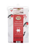 Christmas Country Club Wipe Clean Tablecloth 132x178cm - Robin