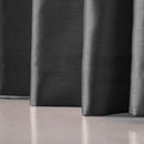 Olivia Eyelet Curtains - Velvet Top - Black
