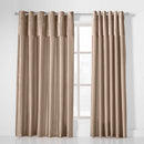 Olivia Eyelet Curtains - Velvet Top - Mink