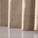 Olivia Eyelet Curtains - Velvet Top - Mink