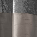 Olivia Eyelet Curtains - Velvet Top - Silver
